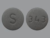 Benazepril Hcl: This is a Tablet imprinted with S on the front, 343 on the back.