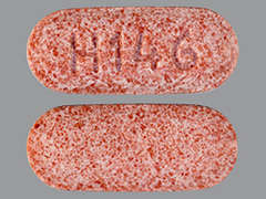 Esto es un Tableta rosa claro oblongo imprimido con H 146 en la parte delantera, nada en la parte posterior, y es fabricado por SOLCO HEALTHCAR.