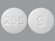 Pioglitazone Hcl: This is a Tablet imprinted with 295 on the front, S on the back.