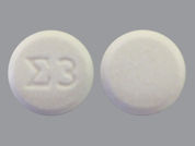 Adefovir Dipivoxil: This is a Tablet imprinted with logo and 3 on the front, nothing on the back.