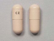 Colazal: This is a Capsule imprinted with CZ on the front, nothing on the back.