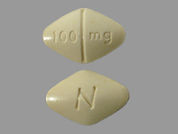 Azasan: This is a Tablet imprinted with N on the front, 100 mg on the back.