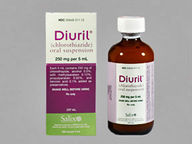 Diuril 237.0 final dose form(s) of 250 Mg/5Ml Suspension Oral