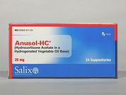 Anusol-Hc: Esto es un Supositorio Rectal imprimido con nada en la parte delantera, nada en la parte posterior, y es fabricado por None.