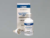 Haloperidol Lactate: This is a colorless Concentrate Oral imprinted with nothing on the front, nothing on the back, and is manufactured by SILARX/LANNETT.