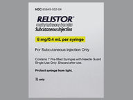 Relistor 12Mg/0.6Ml (package of 4.2 ml(s)) Syringe