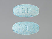 Doxepin Hcl: This is a Tablet imprinted with 3 on the front, SP on the back.