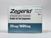 Zegerid Rx: This is a Packet imprinted with nothing on the front, nothing on the back.