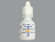 Epinastine Hcl: This is a Drops imprinted with nothing on the front, nothing on the back.