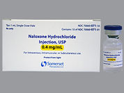 Naloxone Hcl: This is a Vial imprinted with nothing on the front, nothing on the back.