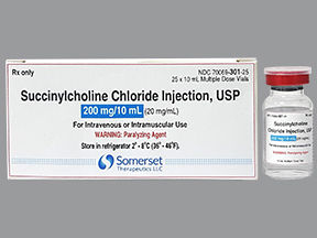 succinylcholine vial