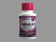 Miralax: Esto es un Polvo blanco imprimido con nada en la parte delantera, nada en la parte posterior, y es fabricado por SCHERING-PLOUGH.