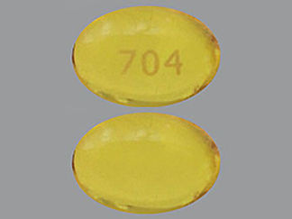This is a Capsule imprinted with 704 on the front, nothing on the back.