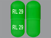 Absorica Ld: This is a Capsule imprinted with RL 29 on the front, RL 29 on the back.