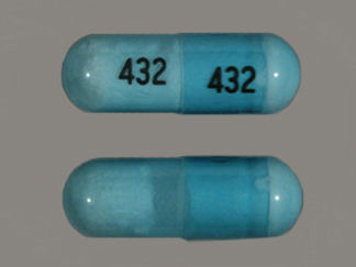 This is a Capsule imprinted with 432 on the front, 432 on the back.