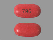 Divalproex Sodium: This is a Tablet Dr imprinted with 796 on the front, nothing on the back.