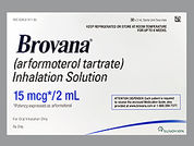 Brovana: This is a Vial Nebulizer imprinted with nothing on the front, nothing on the back.