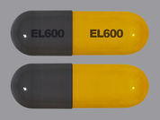 Phentermine Hcl: This is a Capsule imprinted with EL600 on the front, EL600 on the back.