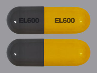 This is a Capsule imprinted with EL600 on the front, EL600 on the back.