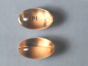 Amitiza: This is a Capsule imprinted with SPI on the front, nothing on the back.