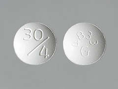 This is a white round Tablet imprinted with 30/4 on the front, 4833G on the back, and is manufactured by TAKEDA PHARMACE.