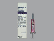 Hyperhep B S-D: This is a Syringe imprinted with nothing on the front, nothing on the back.