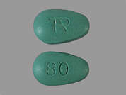 Uloric: Esto es un Tableta verde claro teardrop imprimido con TAP en la parte delantera, 80 en la parte posterior, y es fabricado por TAKEDA PHARMACE.