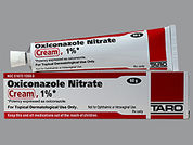 Oxiconazole Nitrate: This is a Cream imprinted with nothing on the front, nothing on the back.