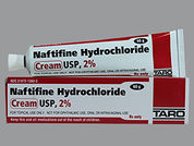 Naftifine Hcl: This is a Cream imprinted with nothing on the front, nothing on the back.