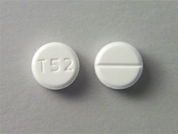 Acetazolamide: Esto es un Tableta imprimido con T52 en la parte delantera, nada en la parte posterior, y es fabricado por None.