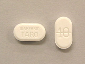 This is a Tablet imprinted with 10 on the front, WARFARIN  TARO on the back.