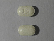 Enalapril Maleate/Hctz: This is a Tablet imprinted with T4 on the front, nothing on the back.