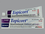 Topicort 60.0 gram(s) of 0.25 % Ointment