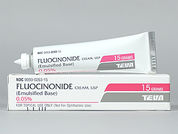 Fluocinonide-E: This is a Cream imprinted with nothing on the front, nothing on the back.