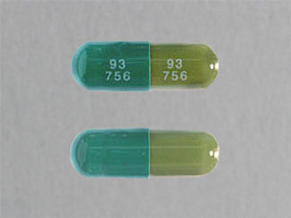 This is a Capsule imprinted with 93  756 on the front, 93  756 on the back.