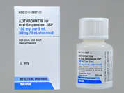 Azithromycin: This is a pink Suspension Reconstituted Oral imprinted with nothing on the front, nothing on the back, and is manufactured by TEVA USA.
