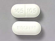 Sucralfate: This is a white oblong Tablet imprinted with 105  105 on the front, BIOCRAFT on the back, and is manufactured by TEVA USA.