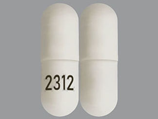 This is a Capsule imprinted with 2312 on the front, nothing on the back.