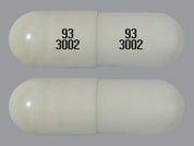 Quinine Sulfate: This is a Capsule imprinted with 93  3002 on the front, 93  3002 on the back.