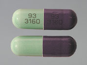 Cefdinir: This is a Capsule imprinted with 93  3160 on the front, 93  3160 on the back.