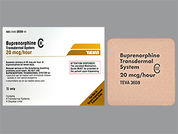 Buprenorphine: This is a Patch Transdermal Weekly imprinted with Buprenorphine  Transdermal  System  CIII on the front, nothing on the back.