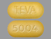 Olmesartan-Amlodipine-Hctz: Esto es un Tableta imprimido con TEVA en la parte delantera, 5004 en la parte posterior, y es fabricado por None.