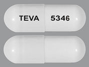 Methylphenidate La: Esto es un Cápsula Er Bifásico 50-50 imprimido con TEVA en la parte delantera, 5346 en la parte posterior, y es fabricado por None.