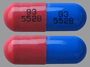 Atazanavir Sulfate: This is a Capsule imprinted with 93  5528 on the front, 93  5528 on the back.