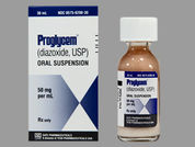Proglycem: This is a Suspension Oral imprinted with nothing on the front, nothing on the back.