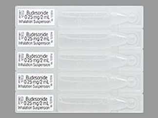 This is a Ampul For Nebulization imprinted with nothing on the front, nothing on the back.