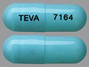 Tolterodine Tartrate Er: Esto es un Cápsula Er 24 Hr imprimido con TEVA en la parte delantera, 7164 en la parte posterior, y es fabricado por None.