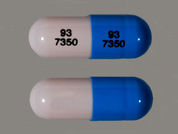 Lansoprazole: This is a Capsule Dr imprinted with 93  7350 on the front, 93  7350 on the back.