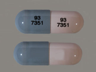 This is a Capsule Dr imprinted with 93  7351 on the front, 93  7351 on the back.