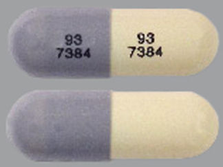 This is a Capsule Er 24 Hr imprinted with 93  7384 on the front, 93  7384 on the back.